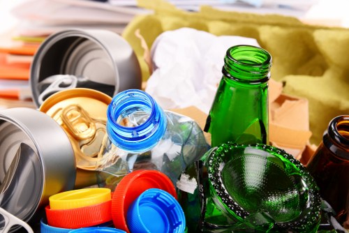 Commercial waste disposal process